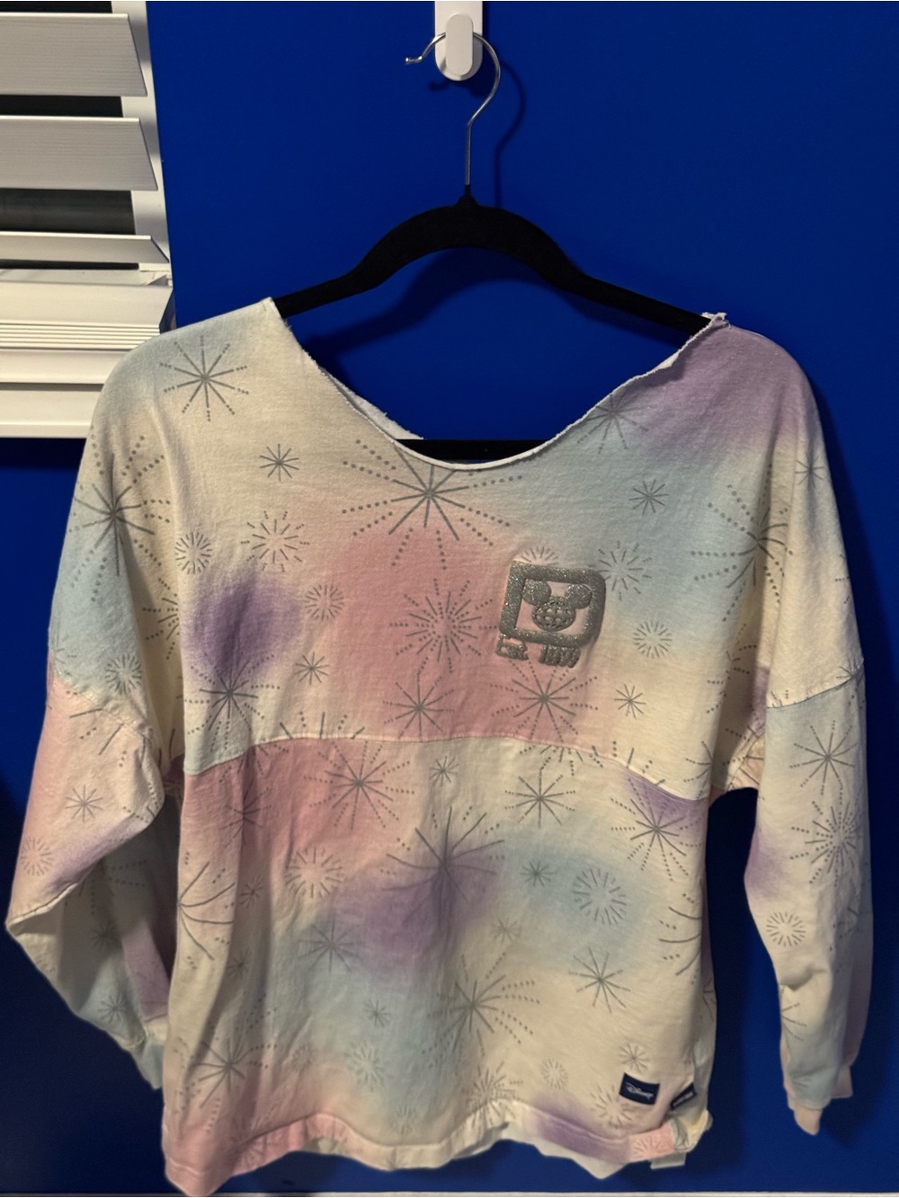 Women's Pastel Tie-Dye Starburst Pullover Sweatshirt
